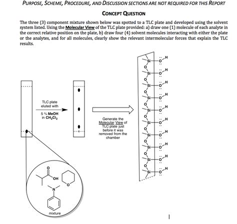 Solved The Three Component Mixture Shown Below Was Chegg