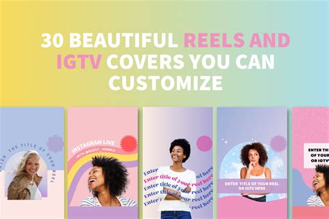 Cute Fun Instagram Reels And Igtv Cover Canva Templates Your Social