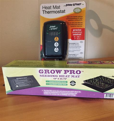 Hydrofarm Heat Thermostat And A Grow Pro Heat Mat 10x2075 Ebay