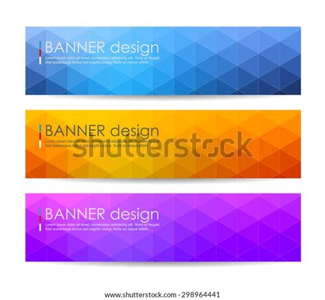 Vector Illustrationa Set Modern Vector Banners Vector De Stock Libre