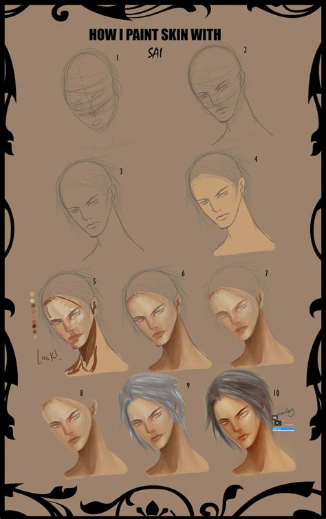 Face tutorial by DayonXVIII on DeviantArt