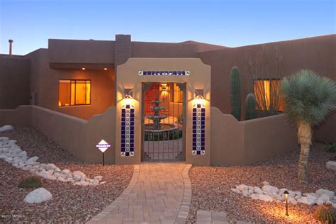 Santa Fe Style Home Arizona | Quail Canyon Santa Fe-style Home Under Contract Mexican Style Home ...