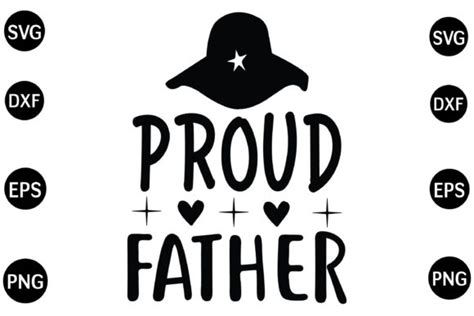 Proud Father Svg Graphic By Svg Shop · Creative Fabrica