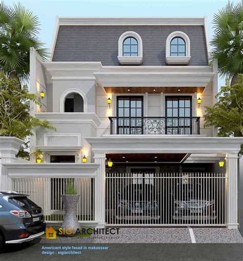 Rumah American Classic Lantai Lb M