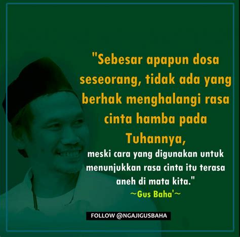 Kumpulan Quote Dan Nasihat Gus Baha Bikin Adem Pikiran Albabbarrosa