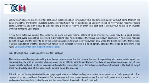 Ppt Should You Sell Your House To An Investor For Cash A Complete