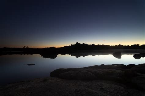 Premium Photo Sunrise In The Natural Park Of Los Barruecos