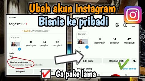 Cara Mengubah Akun Bisnis Menjadi Akun Pribadi Instagram Meta Terbaru