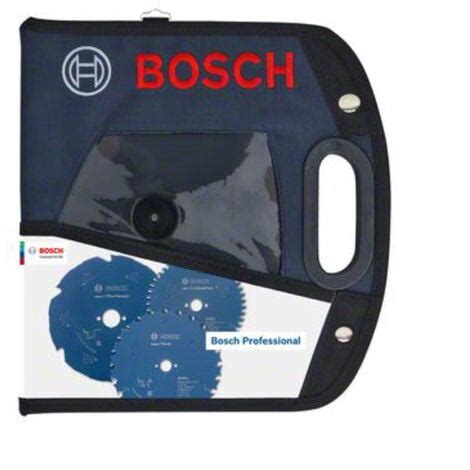 BOSCH KREISSÃGEBLÃTTER SET 3TLG 165 X 20 MM KREISSÃGEBLATT TASCHE