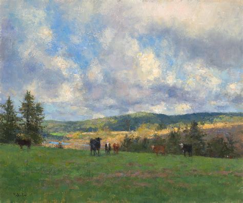 Jim McVicker Work Detail McVicker Cows 20x24