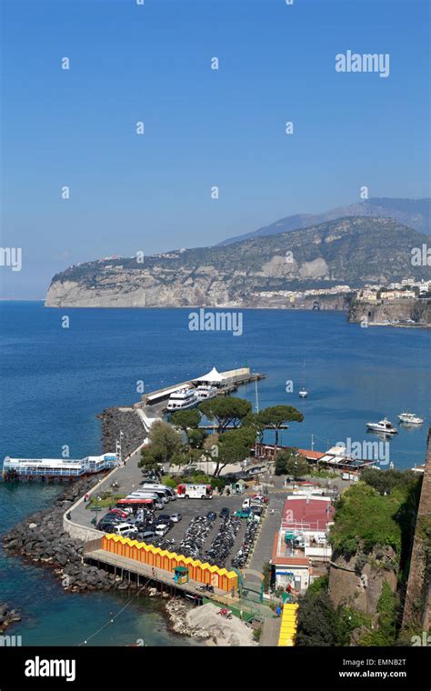 Marina Piccola Sorrento Italy Stock Photo Alamy