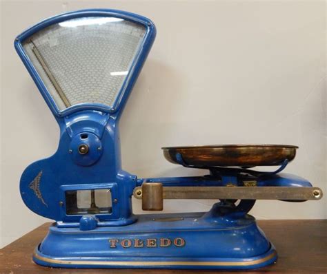 Antique 1906 Toledo Store Scale With Brass Pan Toledo Scale Antiques