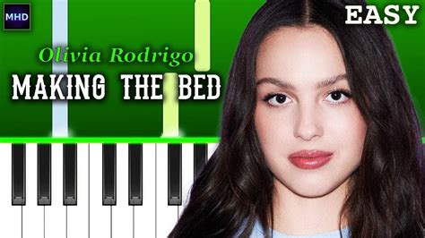 Olivia Rodrigo Making The Bed Piano Tutorial EASY YouTube