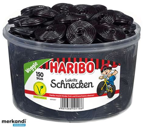 Haribo Liquorice Snails 1500g Ds Germany New The Wholesale