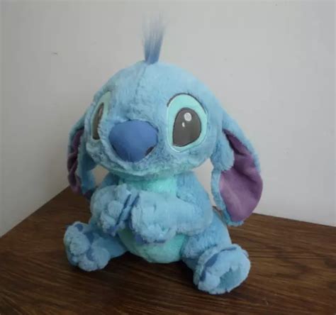 Disney Store Adorable Lilo And Stitch Stitch Soft Plush Toy 32cm 12 5 £14 99 Picclick Uk