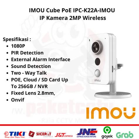 IMOU Cube PoE IPC-K22A-IMOU IP Kamera 2MP Wireless