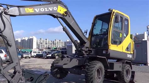 Korean Used Excavator Volvo EW55B Hanse 001 Autowini YouTube