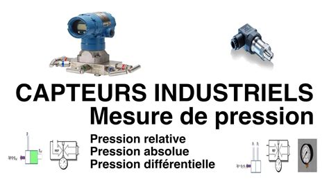 Cours Capteurs Industriels Chapitre Mesure De Pression Youtube