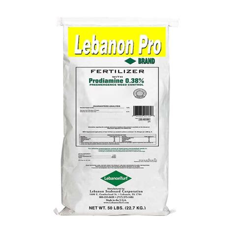 Lebanon Pro Prodiamine 0 38 Herbicide Plus Fertilizer SiteOne