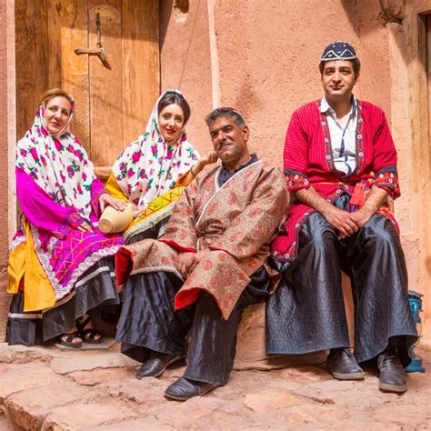 Family in Traditional Clothes in Abyaneh, Iran Editorial Photo - Image of decorated, iran: 83395446