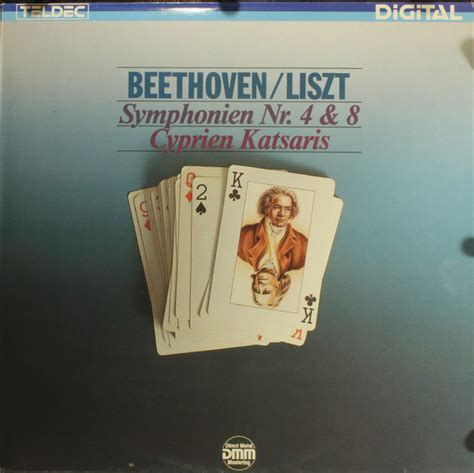 Beethoven Liszt Cyprien Katsaris Symphonien Nr 4 8 1987 Vinyl