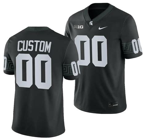 New Custom Michigan State Spartans Jersey Name And Number Alternate