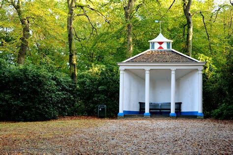 Premium Photo Empty Gazebo Against Trees At Park