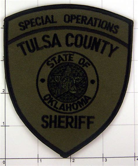 Special Operations Tulsa County Sheriff Oklahoma Law Enforcement Patch