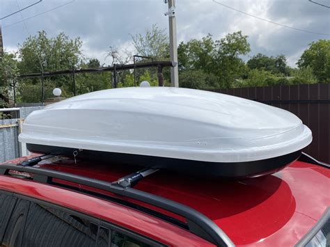 ᐈ Автобокс на дах автомобіля Amos Travel Pack 420 White, ціна 14500 грн ...