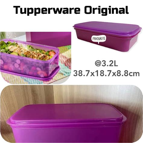 Jual Tupperware Original Wadah Serving Besar Penyimpanan Makanan Roti