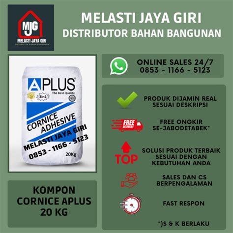 jual kompon gypsum cornice aplus  kg kota tangerang melasti