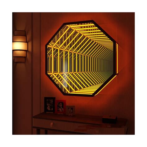 Mirror Tunnel Light Led Infinity Mirror Light With Remote Control 3d