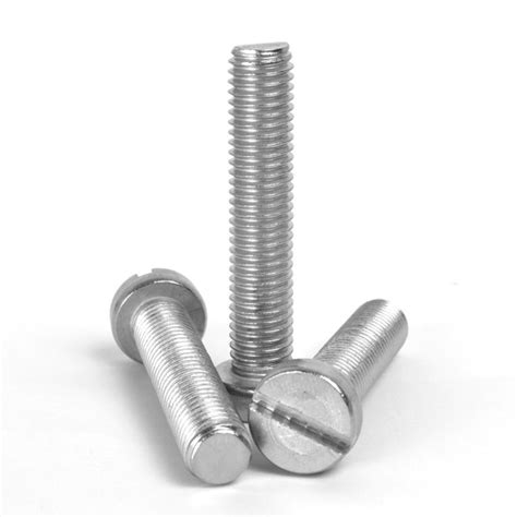 M3 X 50mm Slotted Cheese Head Machine Screws Stainless Steel A2 Din 84