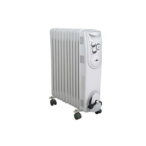 Radiateur Bain D huile Coala 11 Éléments 2500W Blanc BH25N SpaceNet