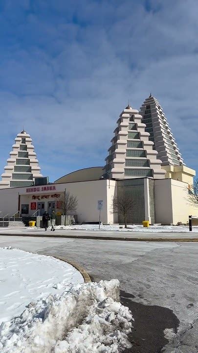 55 Ft Tall Hanuman Ji Statue In Brampton Hindu Sabha Mandir Youtube