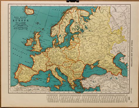 4 Best Images Of Old Vintage Printable Maps Of Europe Free Printable Images