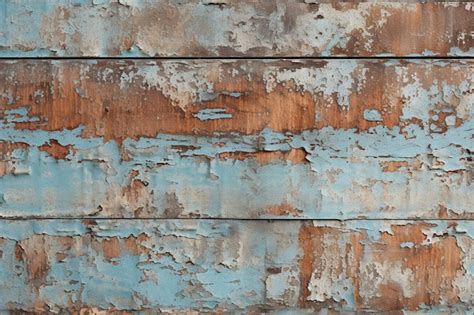 Premium Photo Rusted Metal Surface With Paint Chipping