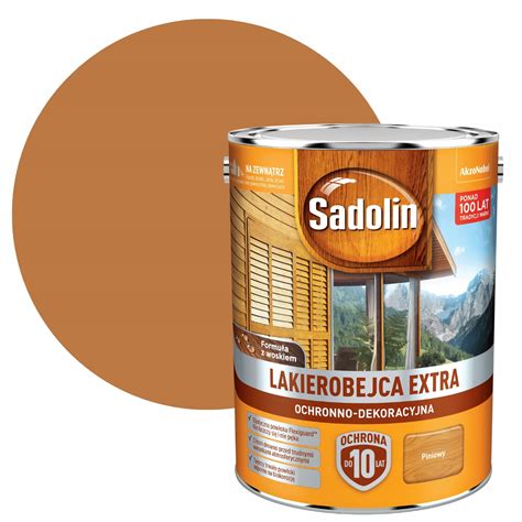 SADOLIN EXTRA 5L LAKIEROBEJCA DO DREWNA PINIOWY 195 80 zł Bejce