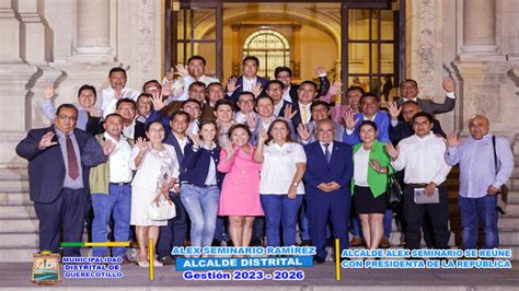 Alcalde se reunió con Presidenta de la República Dina Boluarte