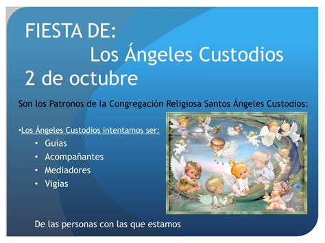 Ppt Fiesta De Los Ngeles Custodios De Octubre Powerpoint