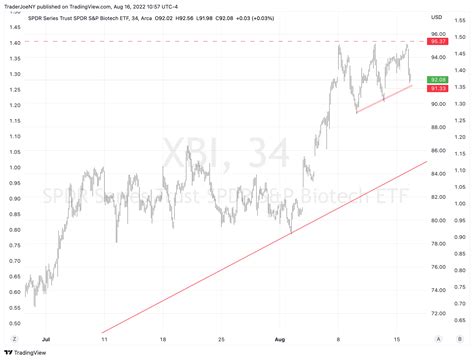 Amex Xbi Chart Image By Traderjoeny Tradingview