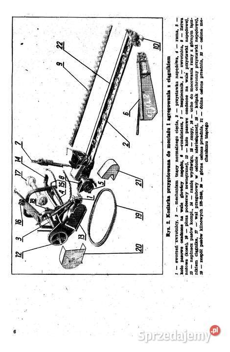 Osa 2 kosiarka instrukcja obsługi i katalog części Stalowa Wola
