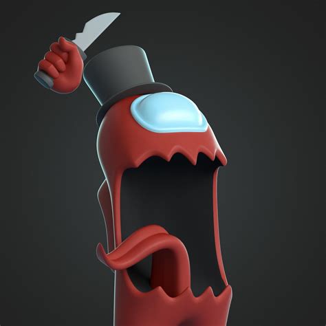 Some Quick Among Us Fan Art R3dmodeling