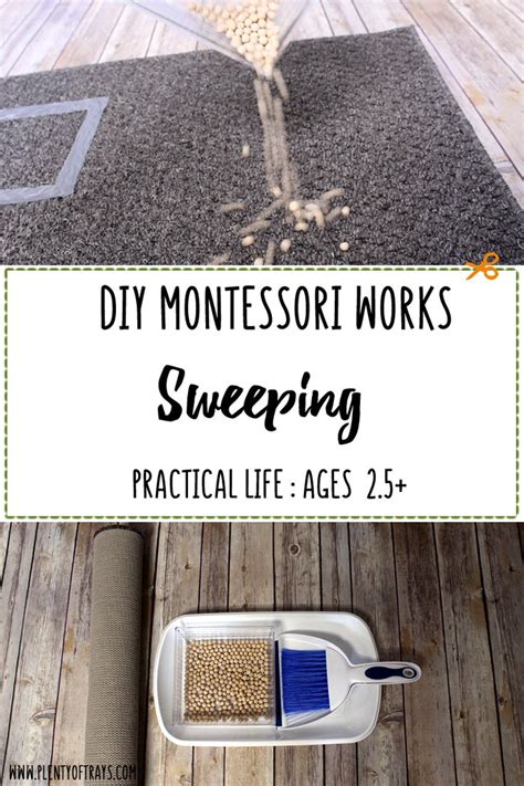 Teach Your Child To Sweep With This Diy Montessori Sweeping Mat