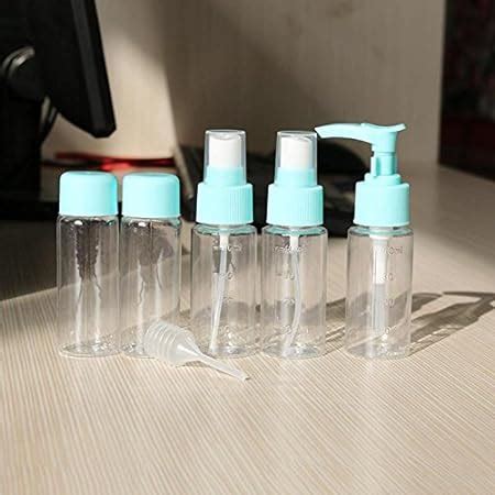 Zollyss 6Pcs Set Travel Bottles Cosmetic Packaging Empty Pressure Spray