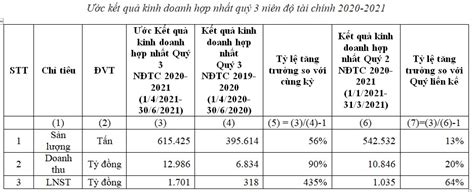 HSG Quý 3 niên độ tài chính 2020 2021 đạt lợi nhuận sau thuế 1 701 tỷ