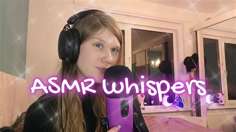 Asmr Close Up Whispers About Life New House Triggers Youtube