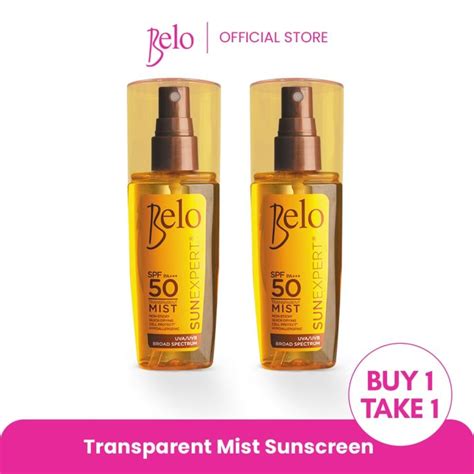 Belo SunExpert Transparent Mist SPF50 100mL Buy 1 Take 1 Lazada PH