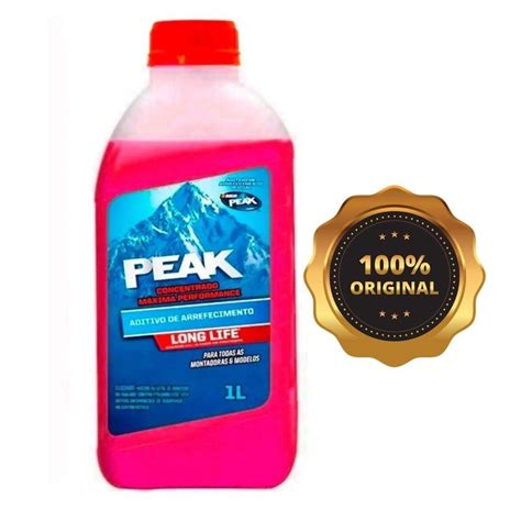 Aditivo De Radiador PEAK Concentrado Long Life 1L Aditivo Para