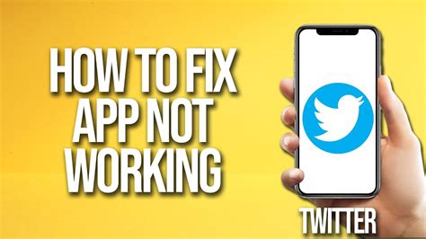 How To Fix Twitter App Not Working YouTube